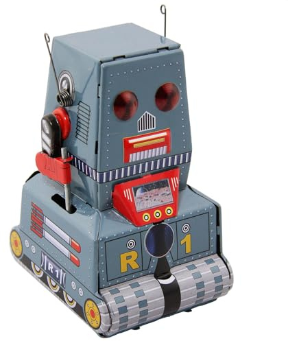 Freak Scene Robot - Tin Toy Robot - Robot R 1 - grey