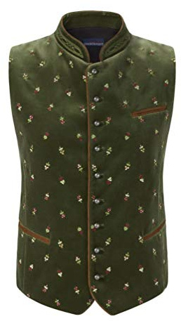 Stockerpoint Weste Calzado-Gilet in stile tradizionale Uomo, Grün (moosgrün), 50 (Talla produttore: 50)