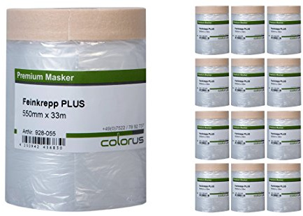 Colorus Kreppband Masker - 33m - 55cm Abdeckfolie