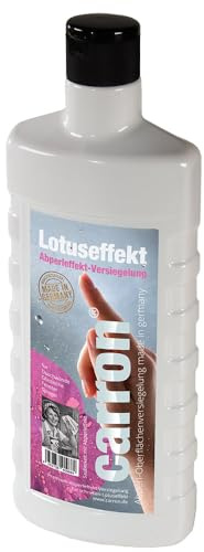 carron® Lotuseffekt Versiegelung Dusche Duschwand Glas Acryl gegen Kalk + Aktion: Microfaser-Poliertuch gratis