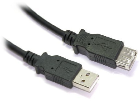 5M USB 2.0 Extension Cable - Nickel Connectors