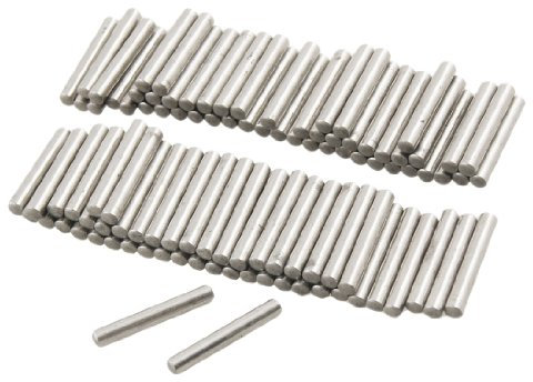 sourcing map 100 Stück Edelstahl 2,6 mm x 15,8 mm Spannstifte Befestigen Elements de