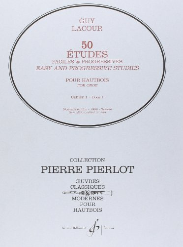 50 Etudes Faciles et Progressives Volume 1 - Hautbois