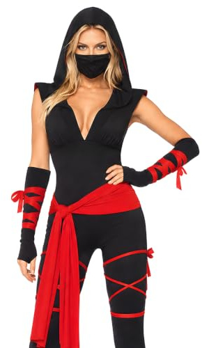 LEG-AVENUE Disfraz de ninja para mujer