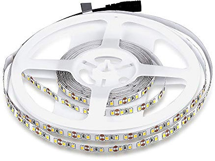 Striscia 600 LED Smd 3528 5 Mt Bobina Luce Bianca Naturale Alta Luminosità, 4500k