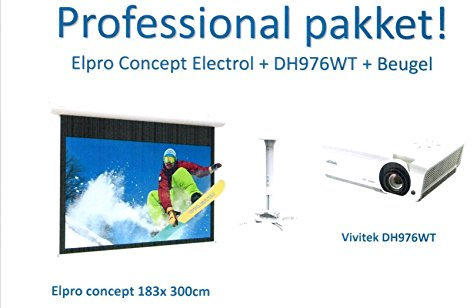 Vivitek DH976-WT videoproiettore 4800 ANSI lumen DLP 1080p (1920x1080) Compatibilità 3D Proiettore desktop Bianco