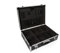 Perel Mallette à outils, porte-outils, séparateurs amovibles, verrouillage par clé, 2 clés, aluminium, noir, 455 x 330 x 152 mm