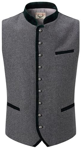 Stockerpoint Weste Alonso, Gilet Uomo, Grigio (Grau-Forest), Small (Taglia Produttore: 46)