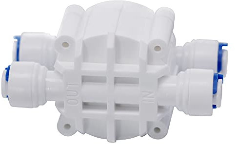 DIGITEN 1/4 Auto Shut Off 4 Way Valve for RO Reverse Osmosis System Water Filter System