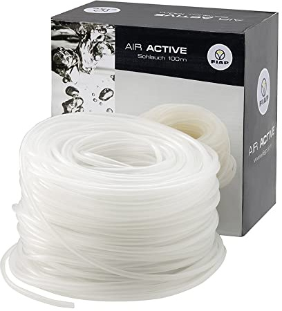 FIAP AIR ACTIVE Tube 100 m - Luftschlauch - Silikonschlauch - Aquarienschlauch - Größe: 4/6 mm (Innen-/Außen-Ø) -Schlauchlänge: 100 Meter - Teichbelüftung