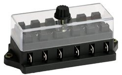 K24 - Sicherungshalter: 6-stelliges FUSE, Chassis Mount, Sicherungsdose