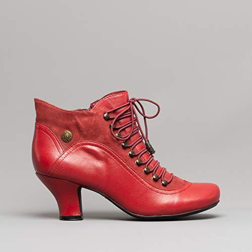 Hush Puppies Women's Vivianna Ankle boots, Red, 5 UK
