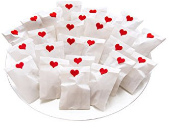 Logbuch-Verlag 100 kleine Schutzengel Gastgeschenke einzeln verpackt Engel Schlüsselanhänger mit Geschenktüte Give-Away Mitgebsel Hochzeit Geburtstag Weihnachten