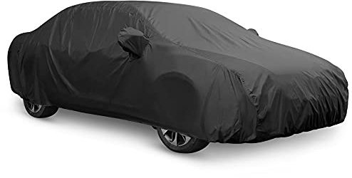uxcell 3XXL Heavy-Duty Waterproof Car Cover - Extra Large UV Reflective, All-Weather Protection for Van, RV, Oversized Vehicles Scratch, Rain, Snow Resistant with Mirror Pockets