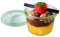 APS 82310-12 Original WECK tarros 80 ml con tapa, Ø 6 cm, H: 5,5 cm, mini molde de comba, tarro para conservas, tarro decorativo, vidrio para postres, tarro de almacenaje