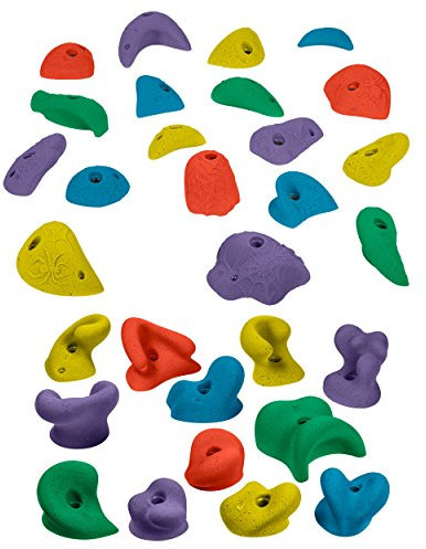Sport-Tec Klettergriff-Set Happy Gibbon + Spider Jugs, 30-TLG.