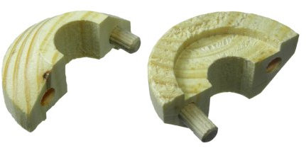 40 der Kiefer Pipe Rose Heizkörper Ring Halskette Solide Holz passend für 15 mm Rohre