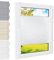 Plissee Klemmfix [Weiß, 90x220 cm] ohne Bohren für Tür & Fenster, Faltrollo mit einfacher Montage/Bietet optimalen Sichtschutz und Privatsphäre, idealer Sonnenschutz