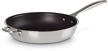 LE CREUSET 3-Ply Plus Stainless Steel 28cm Deep Frying Pan, 96600228000000