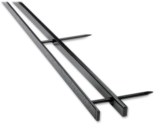 GBC Binding Spines, 25 Pack, Reclosable, 2 Depth, 4 Pin Spines, 200 Sheet Capacity, VeloBind, Black (9741630)