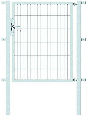 Alberts 646738 Einzeltor Flexo mit Zubehör | verschiedene Breiten und Höhen | feuerverzinkt | Breite 100 cm | Höhe 120 cm