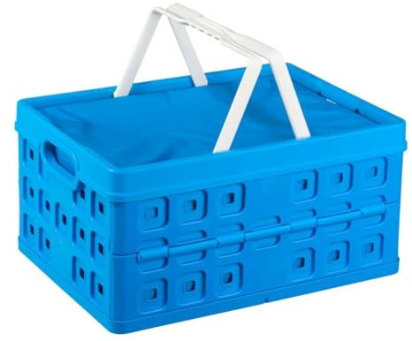 Sunware 57200611 faltbare Kiste mit Doppelgriff und Kühltasche, 32 l