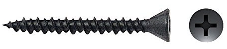 Eifer 9 F3955gsh – Schraube Gipskarton GSH hi-low Gewinde Senkkopf, Durchmesser 3,9 x 55 mm, phosphatiert, 500 Stück