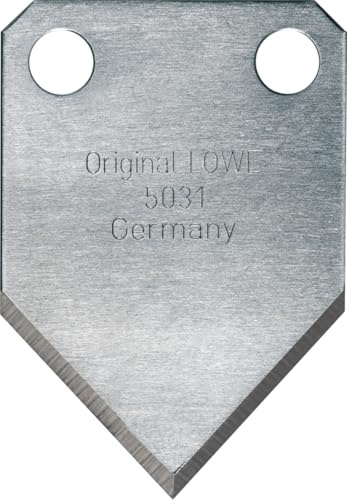Original LÖWE Lame triangulaire de rechange 5.031-1 lame tranchante pour ciseaux industriels Original LÖWE 5.504 - Pour une longueur précise des tuyaux ondulés - En caoutchouc - Métal