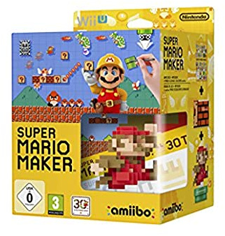 Super Mario Maker (inkl. amiibo 8-Bit Mario Figur + Artbook) - [Wii U]