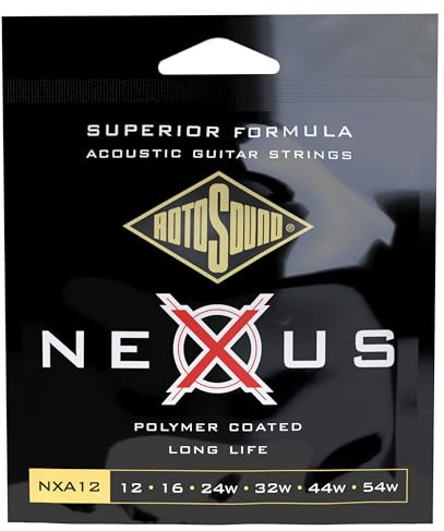 Rotosound NXA Nexus coated Akustikgitarre Satz Medium Light 12-54 NXA12