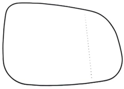 Alkar 6472598 - Vetro Specchio, Specchio Esterno