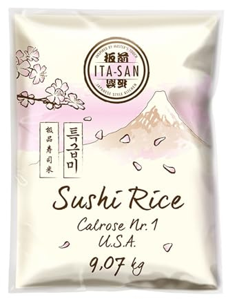 ITA-SAN Calrose / Sushi Reis, 1er Pack (1 x 9,07 kg)
