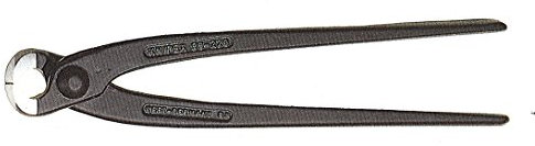 Tenaglie Per Carpentiere 'Knipex' In Acciaio Cromo Vanadio Silicio. Taglienti Affilati E Lucidati.