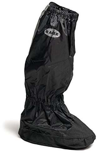 Racer Regenüberschuhe, Schwarz, L-XL (EU 41-44)