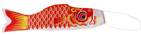 MagiDeal 100cm Japanische Windsack Karpfen Flagen Koinobori Segelfisch Fischwind Streamer