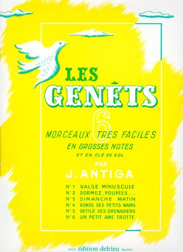 Les genêts : Morceaux très faciles en grosses notes et en clé de sol