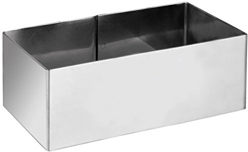 IBILI Clásica - Aro de emplatar Rectangular, INOX, 8x5x4,5 cm