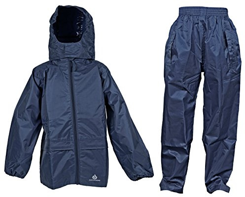 DRY KIDS jacket and trouser set navy blue 7/8yrs