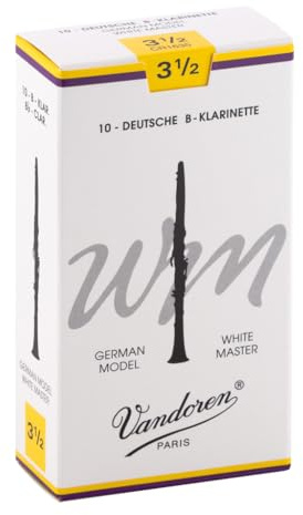 Vandoren Blätter B-Klarinette Deutsch 3,5 White Master