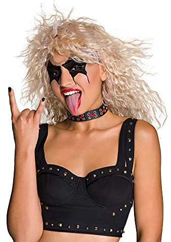 Bristol Novelty BW562 Rock Star Blonde Wig | for Men Unisex, One Size Halloween, World Book Day