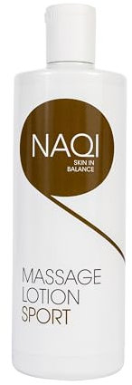 NAQI - Sports Massage Lotion - Pre-Workout and Post-Workout Recovery Treatment - Enhanced Recovery and Performance - Paraben-Free - Dermatologically Tested - Vegan-Friendly - 500 ml