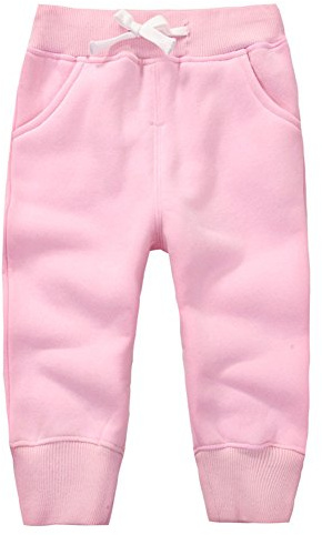 CuteOn unisex barn elastisk midja bomull varm byxa baby pants underdelar 1–5 år