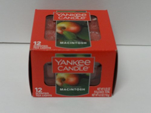 Macintosh Yankee Candle Tea Lights - Set of 12