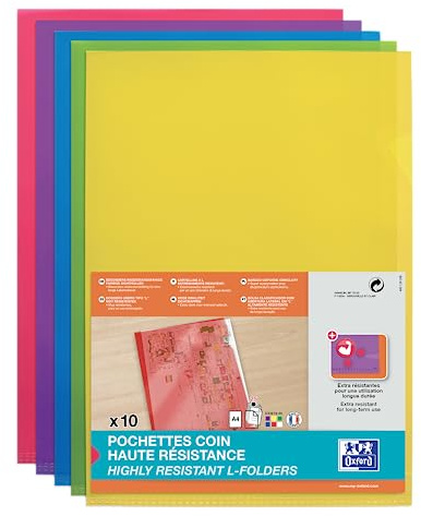 Elba 100210494 genomskinliga, transparent, DIN A4, av PVC, sorterade