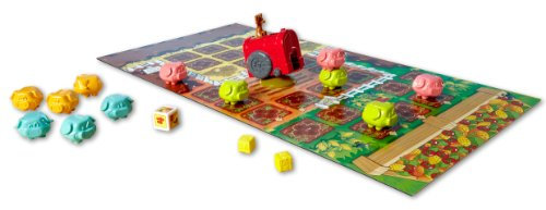 Mattel Y2552 - Lauf, Schweinchen, lauf, Strategiespiel für Kinder