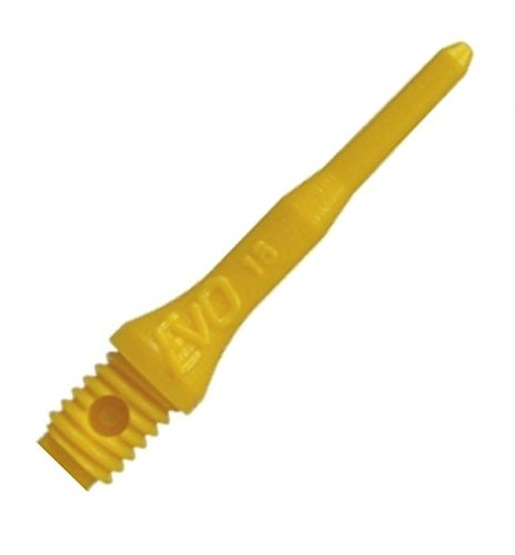 MS-DARTSHOP, Original Evolution Evo Softdart Spitzen, Gewinde: 2BA, 500 Stück, incl. 1 Satz Flights, Farbe: