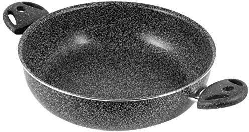 HOME Stone Sartén Antiadherente con 2 Asas, Antracita, 22 Cm, Pietra