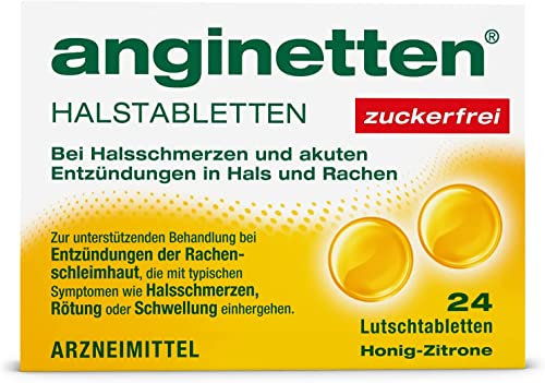 Anginetten 24 Stück, ohne Zucker