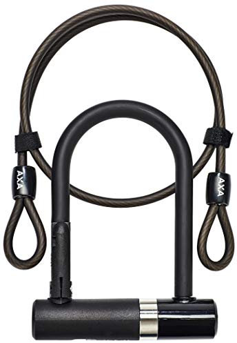 Bügelschloss AXA Newton UL Mini + Kabel 100cm ø8mm Fahrradschloss