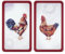 WENKO Protection plaque de cuisson Ferme en verre trempé| Pour toute plaque | Couvre plaque de cuisson, planche à découper, extension plan de travail | Lot de 2 | 52x30cm | Multicolore